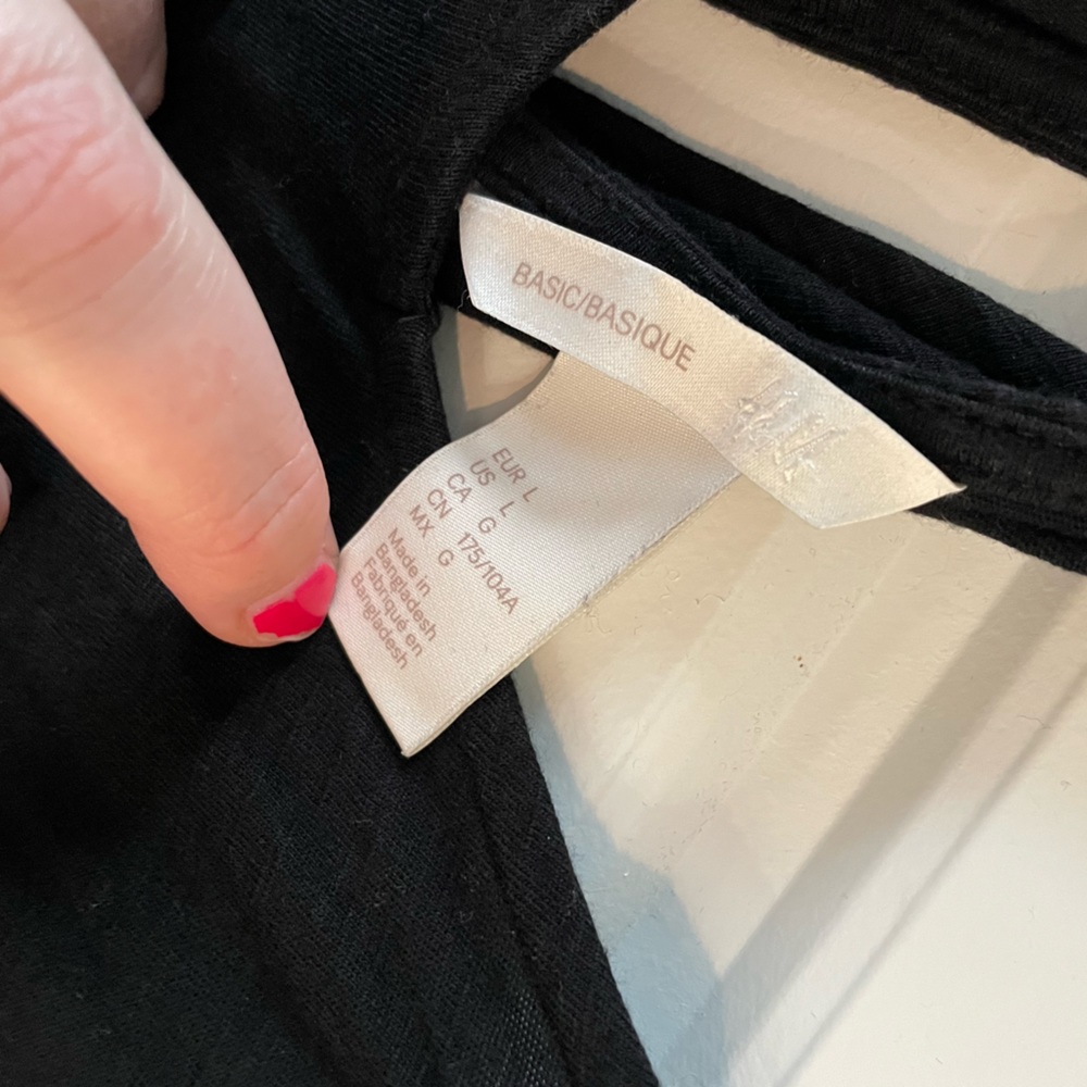 H&M black basic dress - Picture 2 of 3